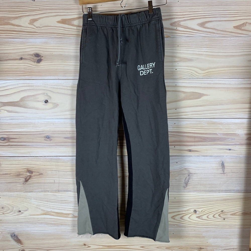 Gallery Dept Sweatpants Women‎ S Gray Flare Reconstructed Colorblock Retro